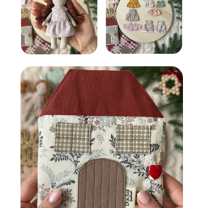 Babaház csomag - kék virágos