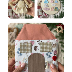 Babaház csomag - fehér virágos